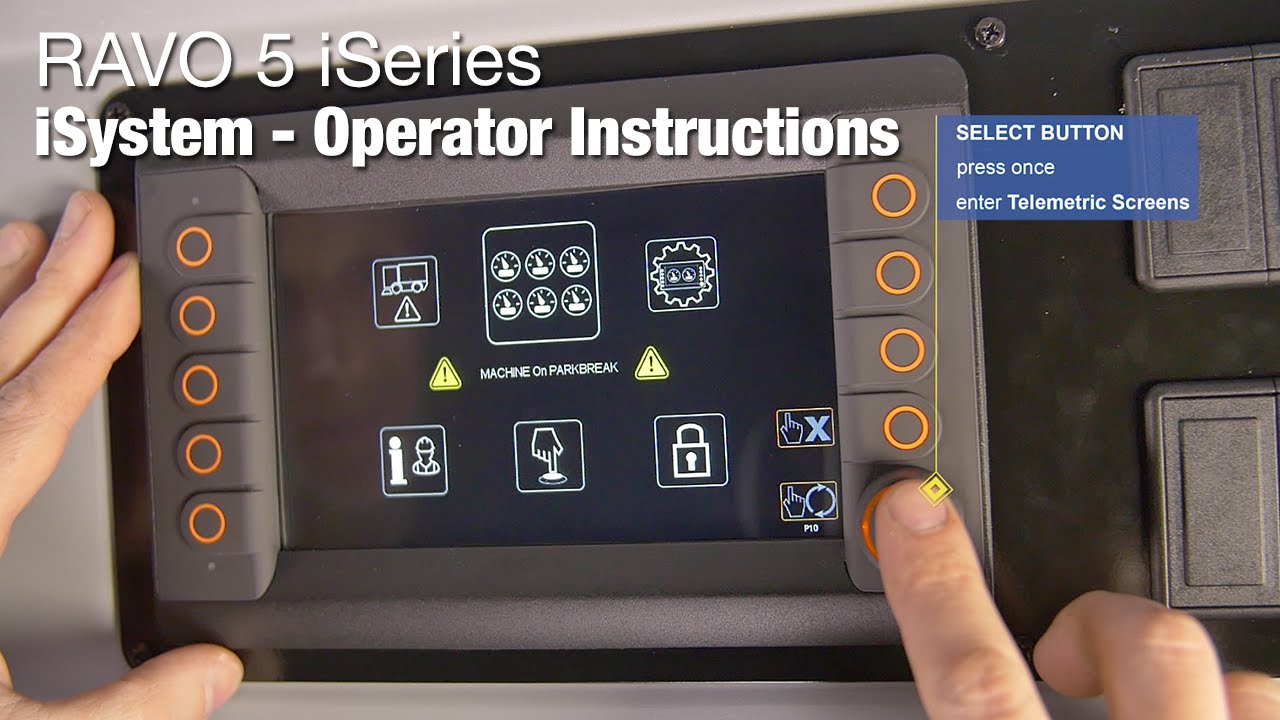 RAVO 5 iSeries - iSystem - Instruction video for Operators #2