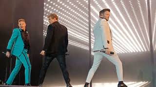 Westlife - Beyonce walk + World Of Our Own - Wild Dreams Tour 2023 - Jelling, Denmark (Without Mark)