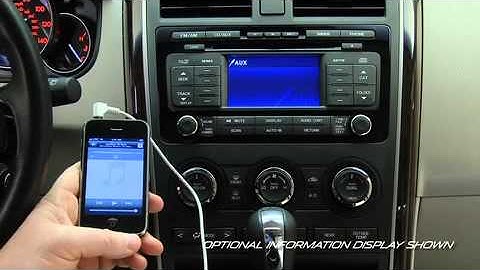 2012 CX-9 —  Auxiliary Audio Input Jack | Mazda USA