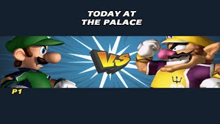 Super Mario Strikers Luigi Vs Wario The Palace