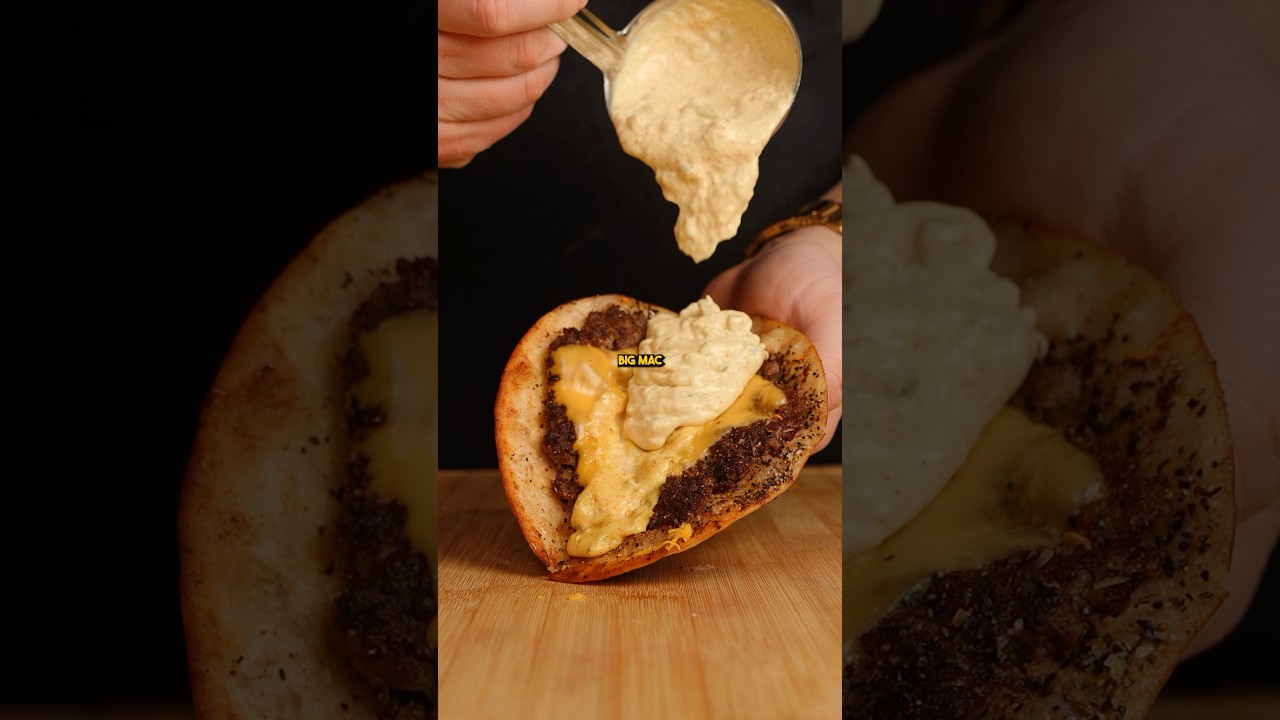 Лучший соус для Биг Мака, имитирующий соус #шорты #кулинария #рецепт #asmr