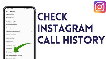 How To Check Instagram Call History (Full Guide)