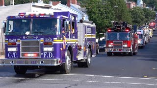 Mount Carmel Volunteer Emergency Services 2023 Fire Truck Lights & Sirens Parade