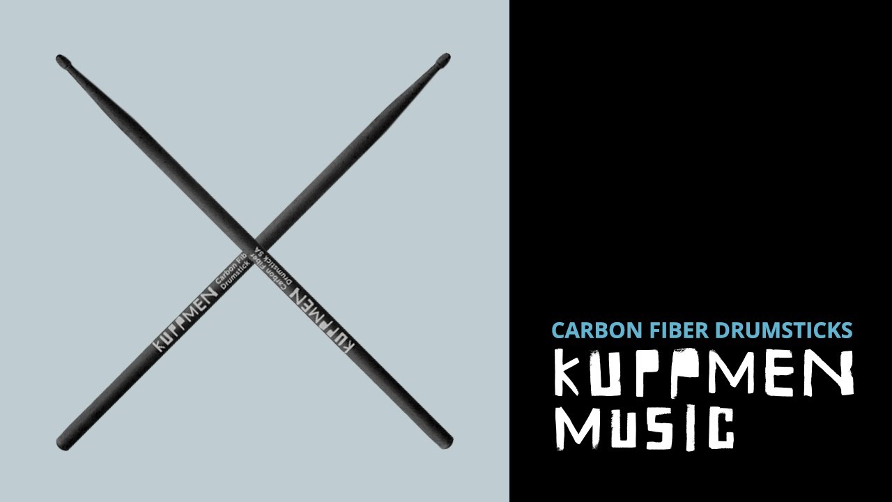 Kuppmen Carbon Fiber DRUMSTICKS promotion video YouTube