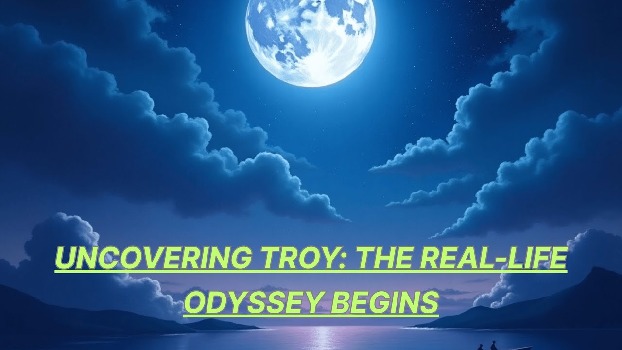 A CALMING STORY TO GUIDE YOU INTO RESTFUL SLEEP THE LOST CITY OF TROY: A REAL-LIFE ADVENTURE BEGINS.