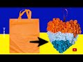 Cloth bag National heart making | DIY | Best out of waste | Independence Day gift |rose| very simple