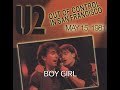 U2 - Boy Girl (San Francisco, CA - May 15,1981)