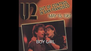 U2 - Boy Girl (San Francisco, CA - May 15,1981)