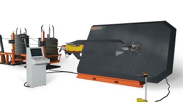 GMS  SLS 12  automatic stirrup bending and cutting machine from coil