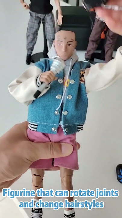 XXX's Figurine that can rotate joints and change hairstyles!#fyp #toys #figure #xxxtentacion #XXX