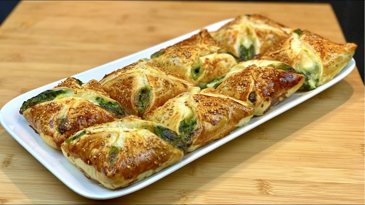 PETITS PANIERS FEUILLETÉS AUX ÉPINARDS & FROMAGE DE CHÉVRE HYPER FACILES À FAIRE RECETTE DÉLICIEUSE