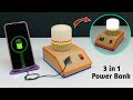 How to make a rechargeable emergency led light  homemade power bank    science project