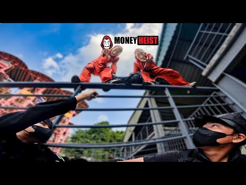 PARKOUR MONEY HEIST Escape POLICE 1.7 ( bella ciao remix )  phi vụ triệu đô