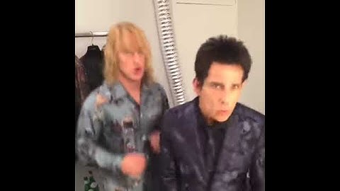Thumbnail of #Zoolander2 Ben Stiller vs Owen Wilson | Valentino