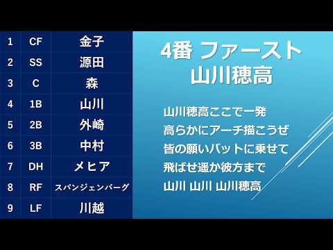 開幕予想大ハズレ笑 2020 埼玉西武ライオンズ 1-9 応援歌(カラオケ)