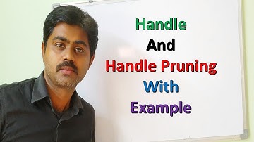 What is handle and handle Pruning | Handle and handle pruning in Compiler Design | Bottomup parsing