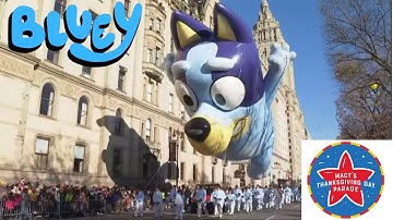 Bluey Balloon at Macys Thanksgiving Day Parade 2022 #bluey