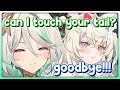 Cecilia Meets Fuwawa for the First Time and Suddenly Asks to Touch Her Tail