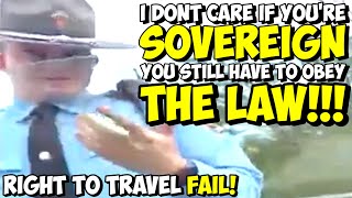 Sovereign Citizen Father And Son Get Shut Down During A Traffic Stop... Right To Travel Fail!!!