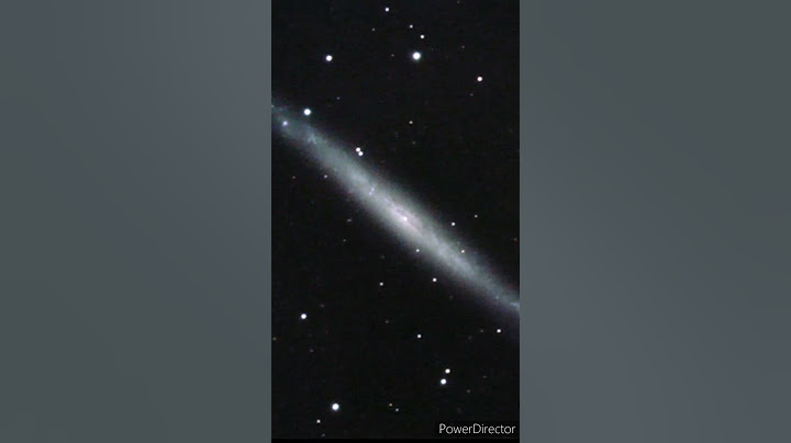 This Galaxy looks like Silver Needle in the SKY !!!