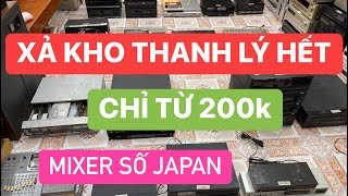 22/5, 2024 Cục dàn đại - đầu băng vhs - mixer số japan - Thanh lý xả kho cho ae thợ siêu rẻ từ 200k