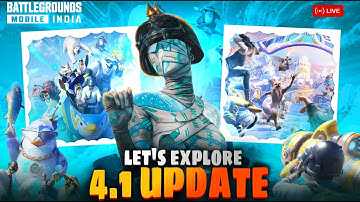 🔥 BGMI 4.1 Update LIVE! NEW MAP, OP Weapons, & Secret Features UNLOCKED!