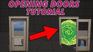 How to Open a Door in Unreal Engine 5