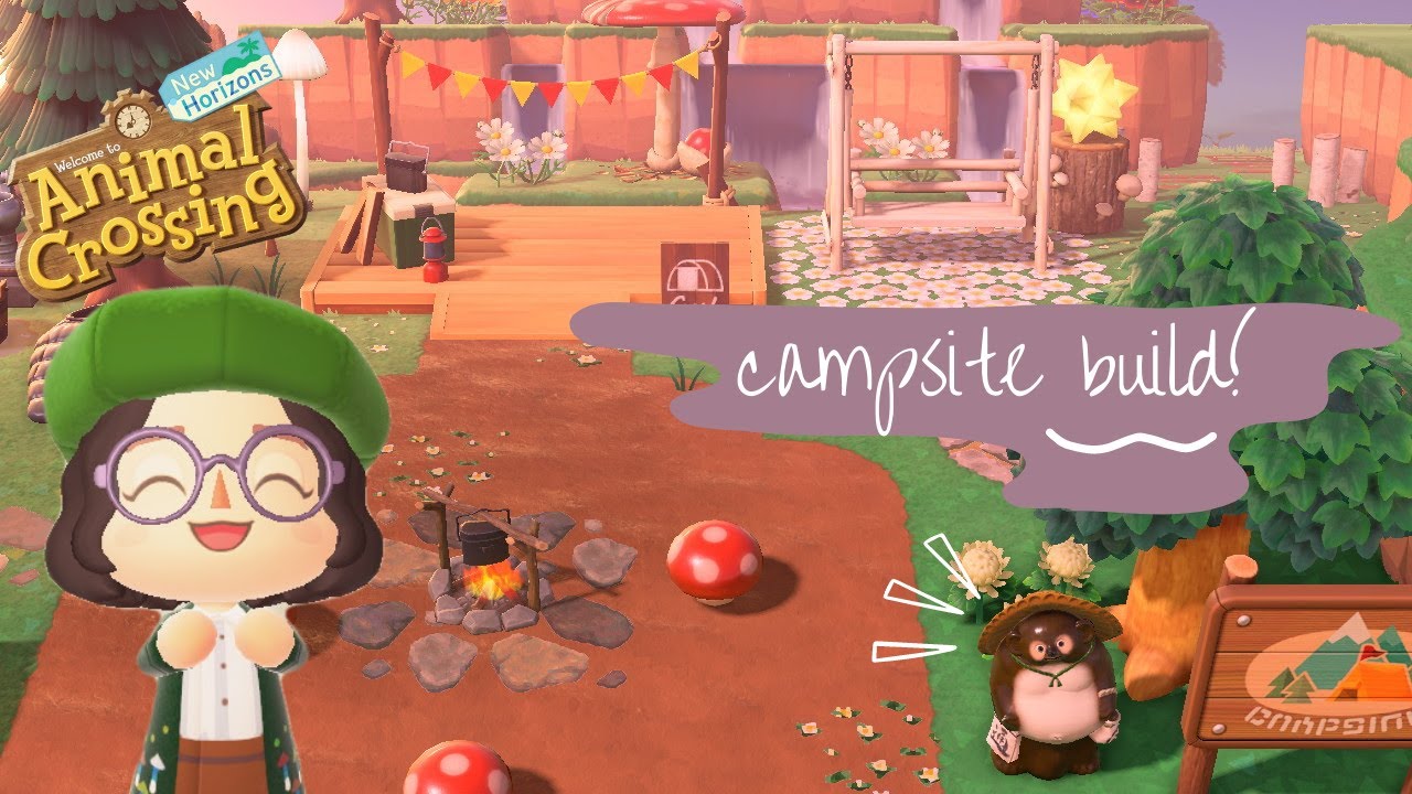 Play: Animal Crossing: a whimsical campsite remodel speedbuild