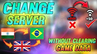 HOW TO CHANGE SERVER IN FREE FIRE MAX 2024 // FREE FIRE ME SERVER CHANGE KAISE KARE screenshot 5