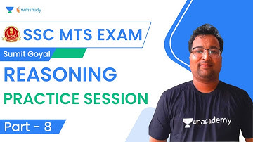 Practice Session of Reasoning | Part - 8 | SSC MTS Exam | Sumit Goyal | Wifistudy