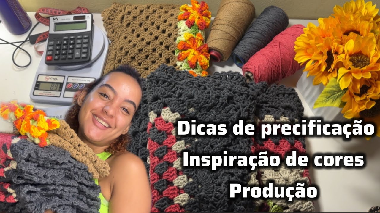 Vlog completo da produção de segunda feira , com dicas de produção, precificaçao e inspiração de cor