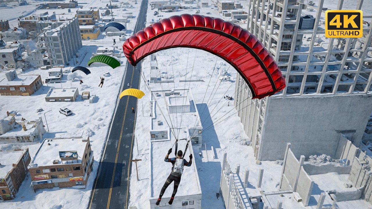 PUBG PC : Heavy Snow Vikendi Reborn 2026 Gameplay (No Commentary)