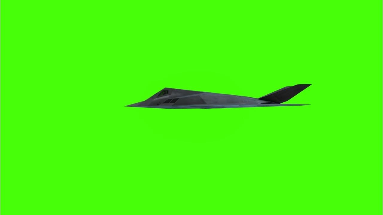 Stealth Jet Green Screen YouTube