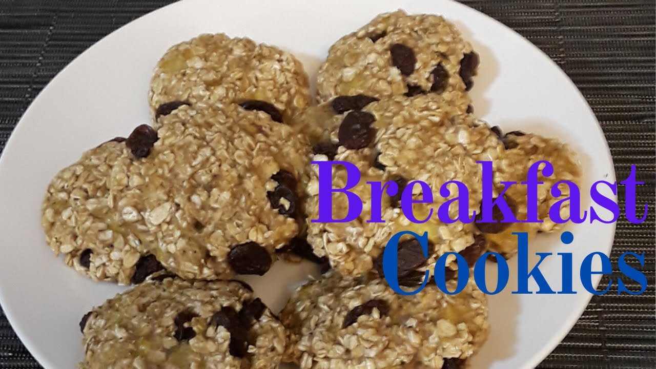 Easy BREAKFAST COOKIES Recipe - YouTube