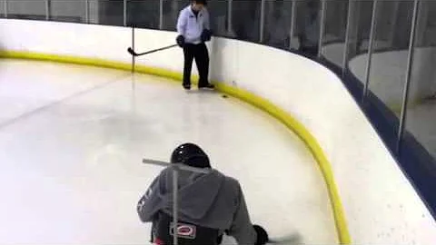 Pat McIlvain passing hockey in Raleigh, NC