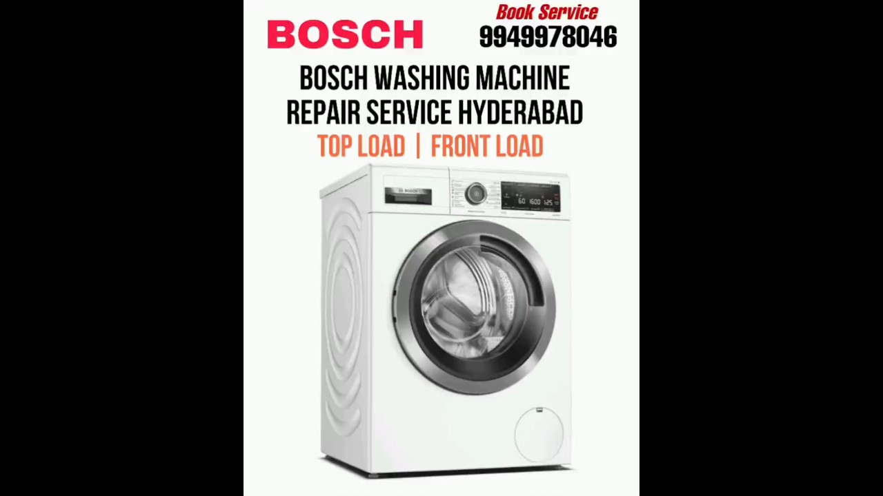 Bosch Washing Machine Service Centre in Hyderabad / 