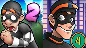 Robbery Bob 2 vs Bob Robbery 4 Theif Escape Gameplay Android,ios Part 4