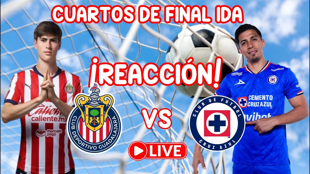 Chivas vs Cruz Azul Partido De Ida Cuartos de Final En Vivo - YouTube