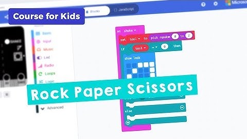 Rock Paper Scissors | Inventing With a Microbit (Part 3/5)