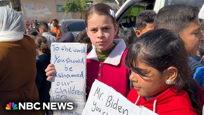 War Has Robbed Us Of Everything Kids Protest In Gaza Calling For Cease Fire