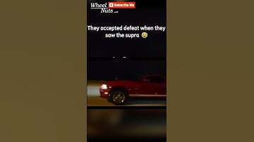 Mustang accepted defeat when he saw the Supra#viralshort #automobile #fyp#foryou