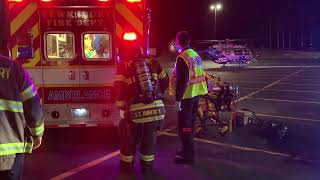 Tewksbury Fire Department MedFlight operations 12/9/22