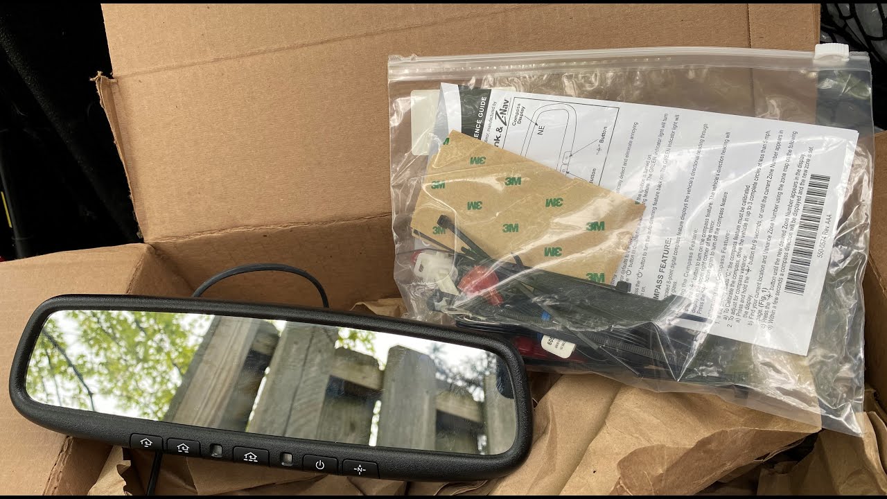 Ford Maverick Homelink Mirror Install YouTube