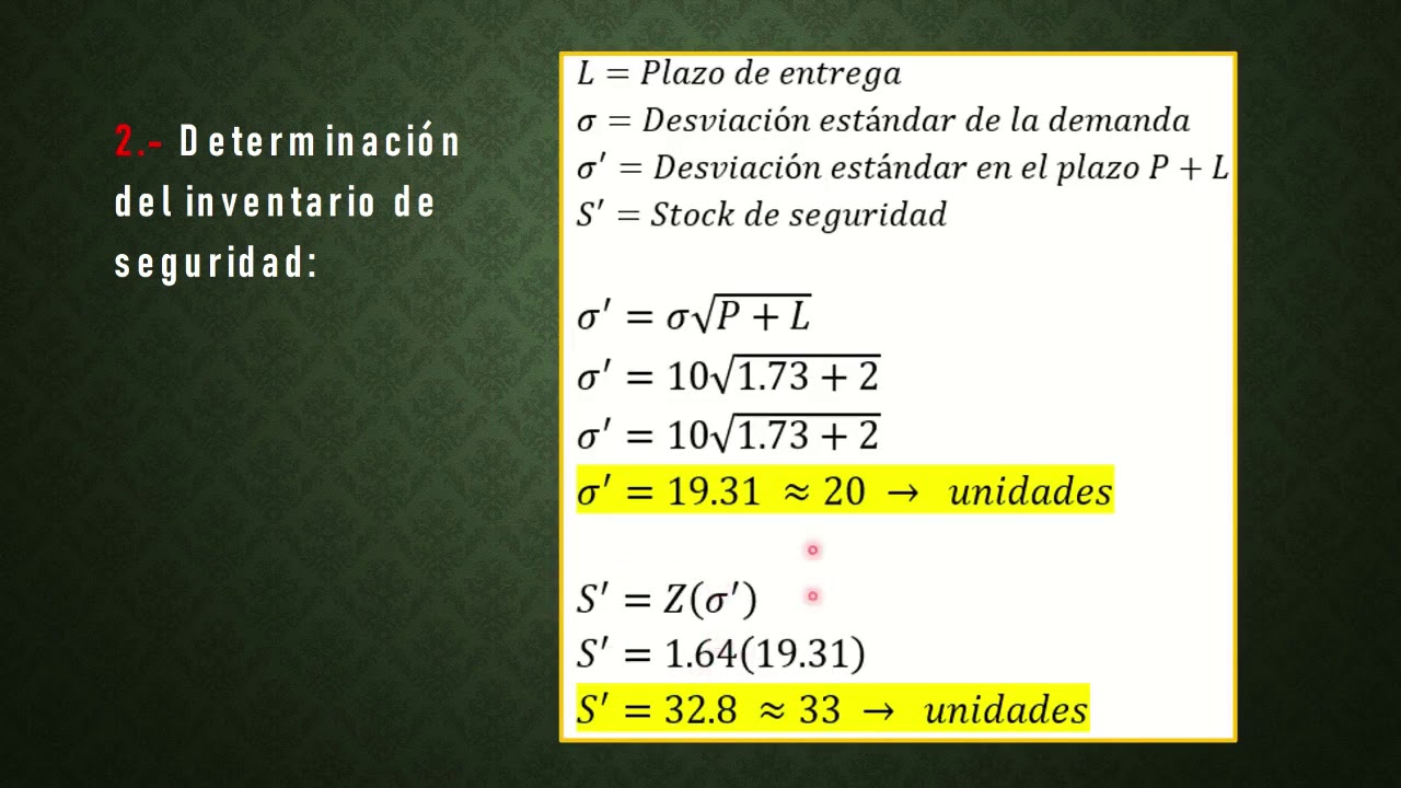 Modelo Determinístico Revisión Periódica - YouTube