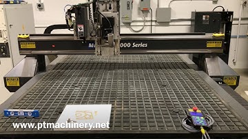 MultiCam 3000 series 5x10 CNC Router with knife system