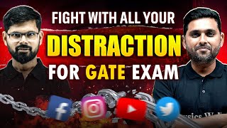 How to Avoid Distractions While Studying For GATE 2025 | Study Motivation Video