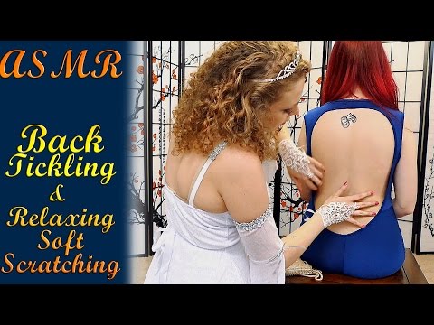 Gentle ASMR Back Massage, Tickling, Tracing, Scratch, Binaural Whisper, Tingles Sleep Fairy