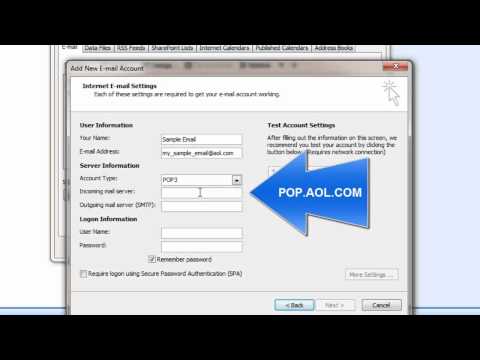 Wideo: Jak skonfigurować AOL w programie Outlook 2007?