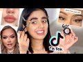 FULL FACE TESTING TIKTOK MAKEUP HACKS..