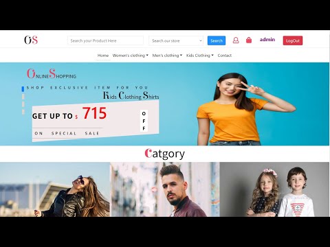 ECommerce Website PHP  MYSQL| full source code available Download | online shopping
